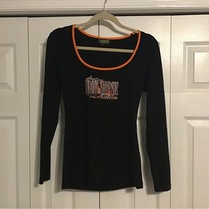 Iron Horse Saloon 75th Anniversary Bike Week 2016 Long Sleeve T-shirt Size XL